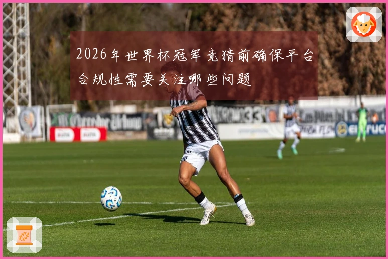 2026年世界杯冠军竞猜前确保平台合规性需要关注哪些问题
